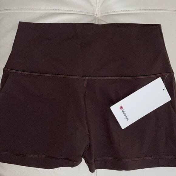 lululemon athletica Pants - LULULEMON align classic fit 3” high rise espresso BROWN size 4 6 8 NWT Perfect